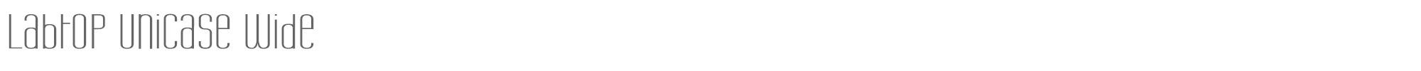 Labtop LABTUWD_.ttf font preview